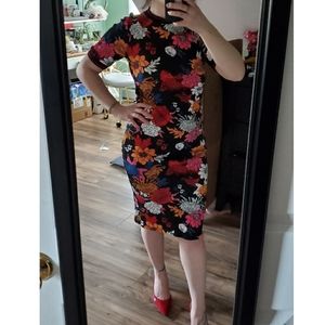 RIBBED & FITTED COLORFUL KOI FISH DRESS
Zara!!